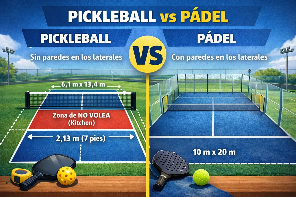 Pickleball vs padel