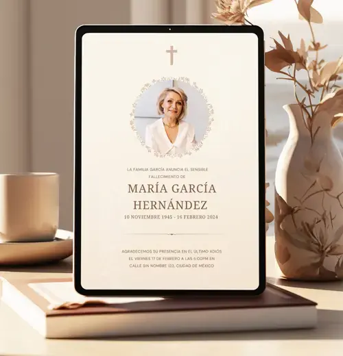 Esquelas funerarias